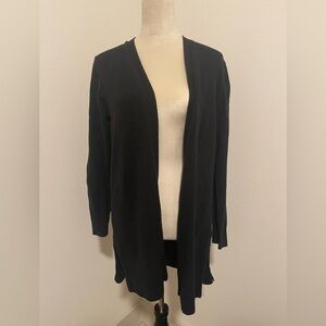 Long knit cardigan